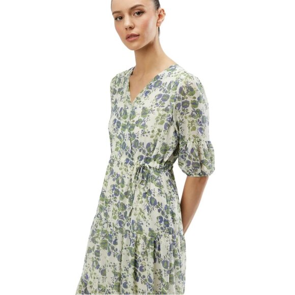Oak + Fort Floral Midi Dress - Picture 2 of 12